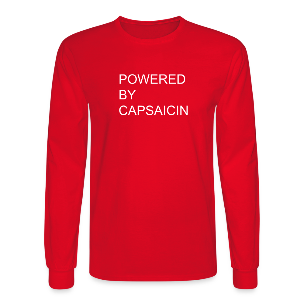 Powered by Capsaicin Long Sleeve Tee - red