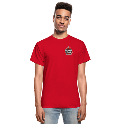 Summertime Blues Tee - red